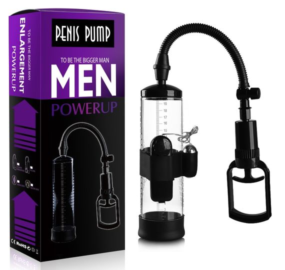 Вакуумна помпа з вібростимуляцією CANWIN Passion Pump Men Powerup - P728Z Sex Aura