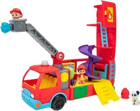 Игровой набор CoComelon Feature Vehicle Пожарная машина-трансформер с аксессуарами CMW0220