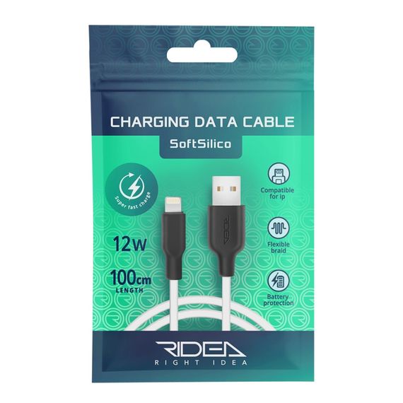 USB Ridea RC-M134 Soft Silico 12W Lightning | Зображення 1