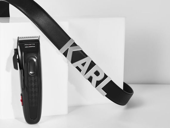 Машинка для стрижки Rowenta Karl Lagerfeld Perfect Line, мережа+акум., роторний мотор, насадок-6, сталь, чорний (TN152LF0) | Зображення 9