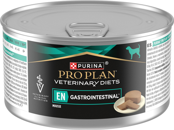 Вологий корм для собак Purina PRO PLAN Veterinary Diets EN ST/OX Gastrointestinal при захворюваннях ШКТ, 195г | Зображення 1