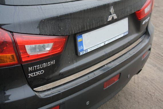 Кромка багажника (нерж.) Carmos - Турецька сталь для Mitsubishi ASX 2010-2023 рр | Зображення 2