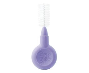 Міжзубні щітки paro® FLEXI-GRIP, великі, фіолетові, циліндричні (Ø щітки 7.2 мм, ДОО* 2.1 мм), 1уп. х 30 шт.