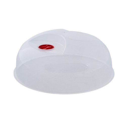 Кришка захисна для микрохвильової печі d25см прозора ЕК Алеана