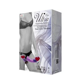 Страпон подвійний ULTRA PASSIONATE G-spot (фіолетовий) sexstyle