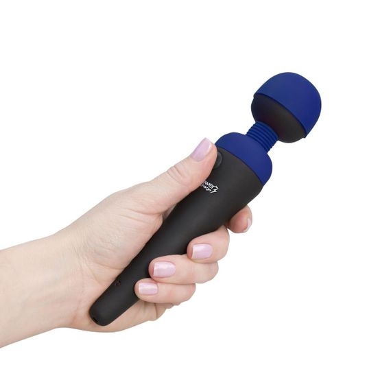 Вібромасажер PalmPower Recharge Blue, перезаряджуваний, гнучка головка, тревел-замок Sex Aura | Зображення 5