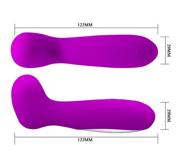 Универсальный вибромассажер для точки G Pretty Love - Hiram, BI-014359 sexstyle | Зображення 9