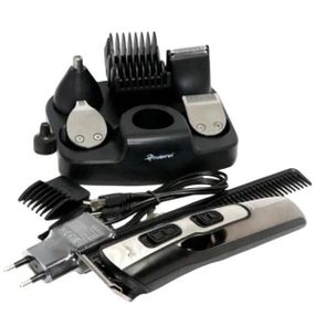 Акумуляторна машинка для стрижки Geemy Gm-592 (10 в 1) Чорна