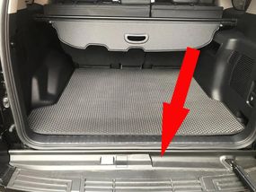 Накладка заднього порогу (ABS) для Lexus GX460 2009-2023 рр