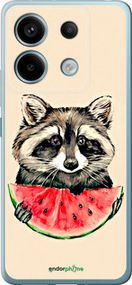 Чохол на Xiaomi Redmi Note 13 5G Єнотик з кавуном "4605u-3346-2448"