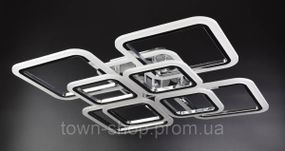 Люстра потолочная LED с пультом A2400/4+4-RGB-ch Хром 11х59х59 см.