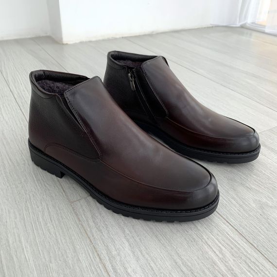 Коричневі черевики шкіряні 41 43 45 розмір. | Зображення 3