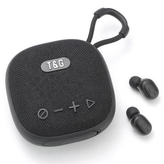 Колонка-Bluetooth із навушниками TG813. KQ-281 Колір: чорний | Зображення 2