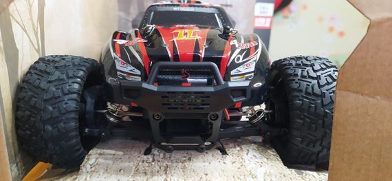 Радіокерована машинка Remo Hobby S Max 1631 Brushed Monster Truck 1/16 4WD Червоний | Зображення 3