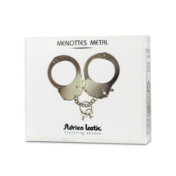 Наручники металеві Adrien Lastic Handcuffs Metallic (поліцейські) | Зображення 3