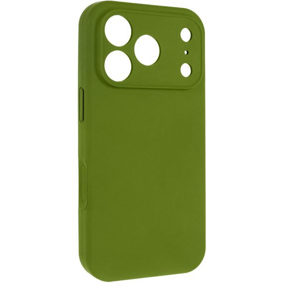 Чохол Silk Full Camera Protective (AA) NO LOGO для Apple iPhone 17 Pro (6.3") Зелений / Dark Olive