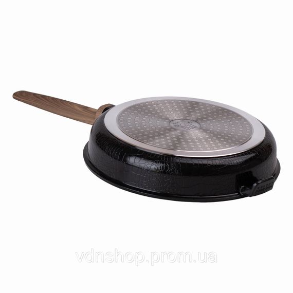 Алюминиевая сковорода 2.5 л с керамическим антипригарным покрытием Ø 26 см черная MGC HP-4-458B | Зображення 2
