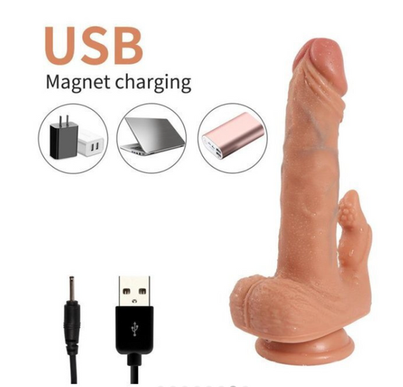 Двойной вибратор с пультом и 20 режимами вибрации Julian vibrating Sex Aura | Зображення 8