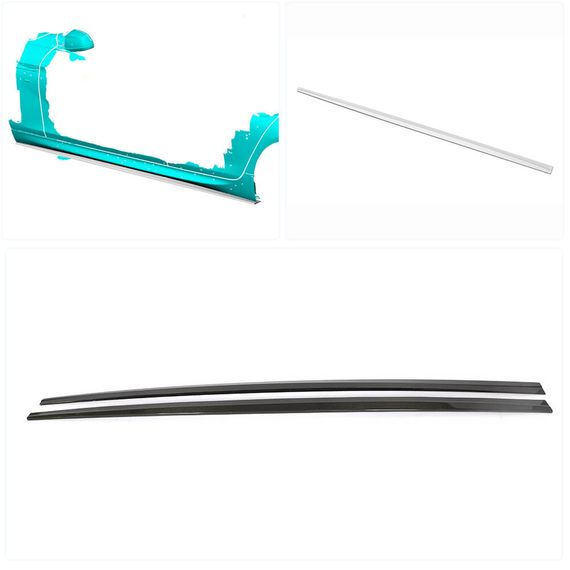 Накладки на пороги V2 (для F06 M-Sport, Карбон) для BMW 6 F12/F13/F06 2011-2018 рр | Зображення 1