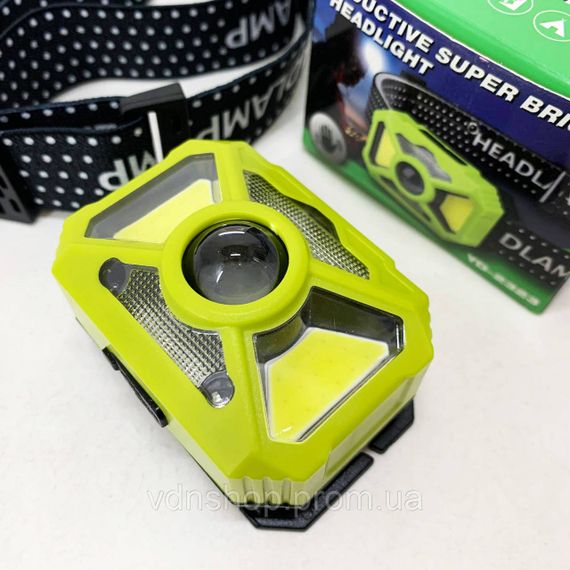 Ліхтар на лоб для риболовлі Police 2323-P50+SMD+COB (white/red), Ліхтар на голову для ЗСУ KE-81 | Зображення 3