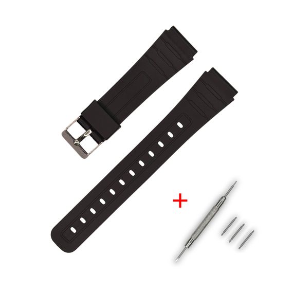 Ремінець для Casio G-Shock C-type 16mm Black SI