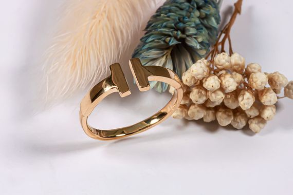 Женское кольцо Tiffany из красного золота | Зображення 2