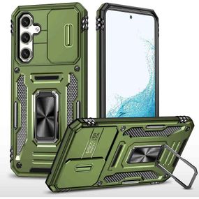 Ударостійкий чохол Camshield Army Ring для Samsung Galaxy A34 5G Оливковий / Army Green