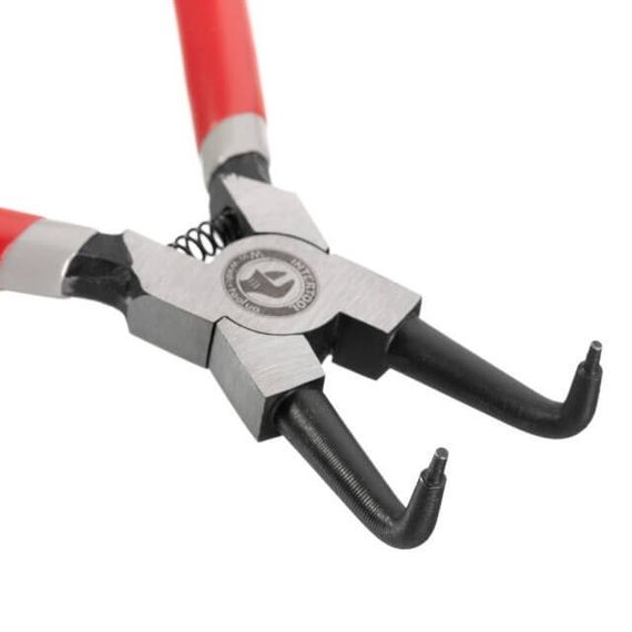 Щипці для стопорных кілець, вигнуті на стискання INTERTOOL HT-7006 | Зображення 2