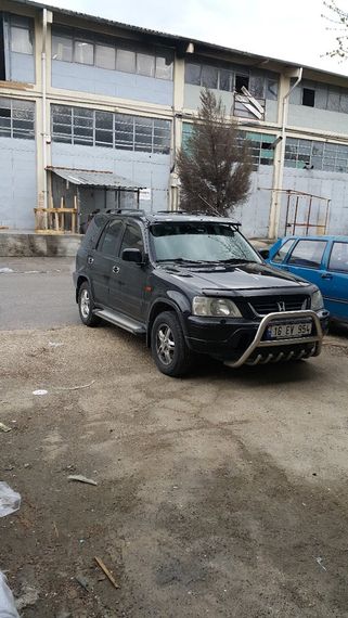 Козырек на лобовое стекло (черный глянец, 5мм) для Honda CRV 1996-2001 гг | Зображення 1