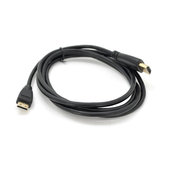 Кабель HDMI (папа) A-C mini (папа),1.5m,черный,Пакет,Q100