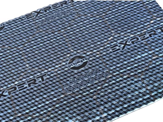 Виброизоляционный лист ULTIMATE EXPERT BLUE SILVER 3 мм (50x35 см) | Зображення 5