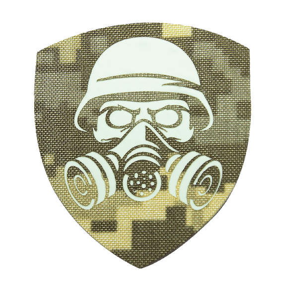 Шеврон Camotec Хім. Солдат (7*8) Піксель/Люмін (9019)