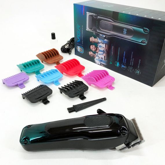 Тример для бороди та тіла, VGR V-013 PROFCOMPLEX тример для стрижки волосся. Колір: зелений | Зображення 6