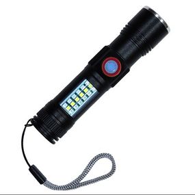 Зручний ручний ліхтар SY-1903C-P50+SMD+RGB, Військовий армійський ліхтар нашоломний NL-94