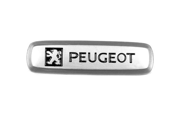 Шильдик алюмінієвий для килимків (1шт) для Тюнінг Peugeot
