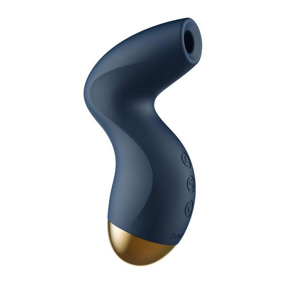 Вакуумний кліторальний стимулятор Svakom Pulse Pure Navy Blue, 5 режимів, 5 інтенсивностей у кожному sexstyle