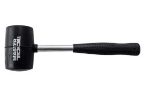 Киянка Mastertool - 340 г x 55 мм черная, ручка металл (02-1301)
