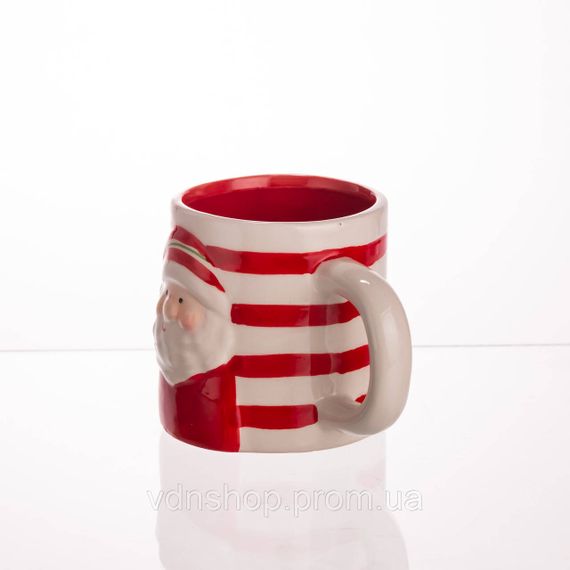 Новорічна порцелянова чашка 350 (мл) Санта CR-1-35 | Зображення 1
