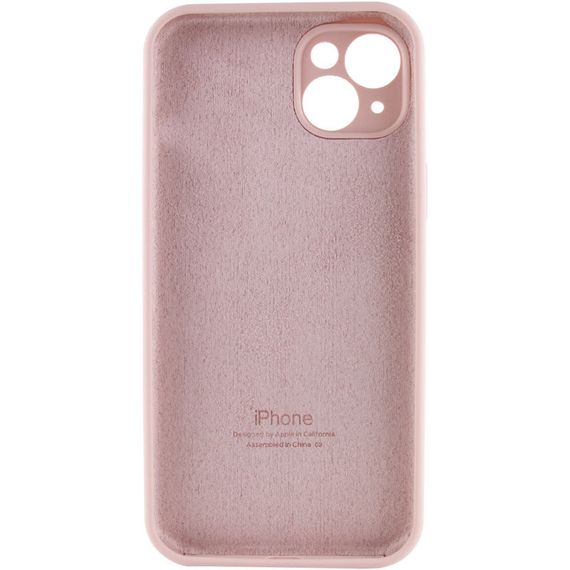 Чехол Silicone Case Full Camera Protective (AA) для Apple iPhone 15 Plus (6.7") Розовый / Pink Sand | Зображення 3