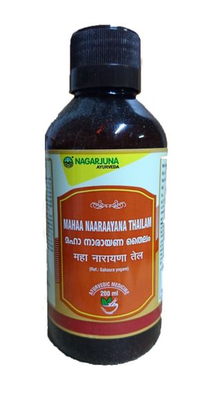 Масло для массажа Маханараяна Тайлам, 200мл., NAGARJUNA, MAHAA NAARAAYANA THAILAM