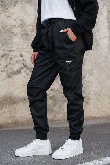 Бавовнянні штани карго Without Reflective 2026 Black