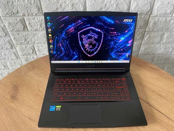 Ноутбук MSI GF63 11UC 15.6" FHD IPS 144Hz i5 11400H 8Gb SSD 240Gb RTX 3050  Б/В