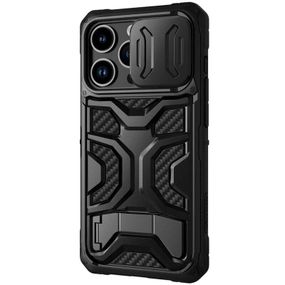 TPU+PC чехол Nillkin CamShield Adventurer Pro (шторка на камеру) для Apple iPhone 14 Pro Max (6.7") TPU+PC, Armor Black
