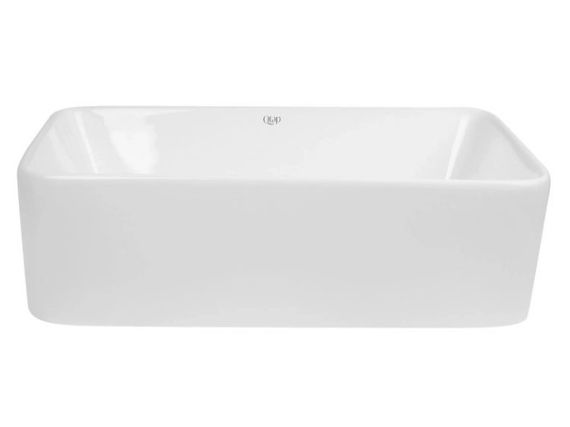 Комплект Qtap Tern: Раковина накладна прямокутна 480х370х135 мм White + Донний клапан PU02 (QT17112074WN47301) | Зображення 3