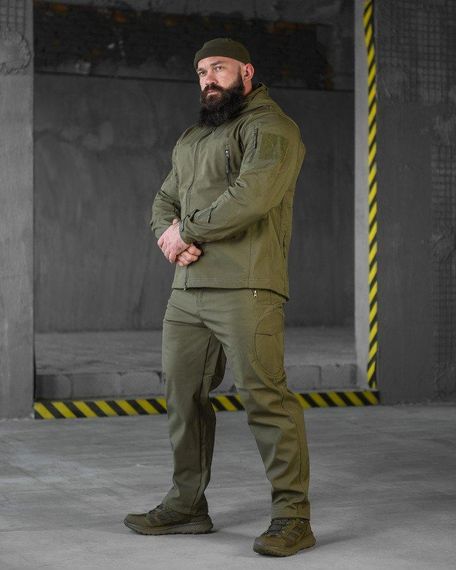 Тактичний костюм софтшов softshell олива ВТ7949 | Зображення 2