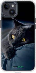 Чохол на iPhone 14 Plus Димчастий кіт "825pm-2645-2448"