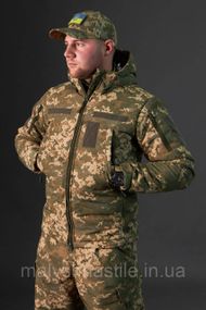 Зимова куртка Taslan на Omni-Heat , піксель ЗСУ