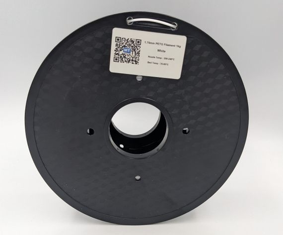 PETG-пластик MT Filament для 3D-принтера 1.75 мм 1 кг белый (3DMT-PETG1.75-01-W) | Зображення 2