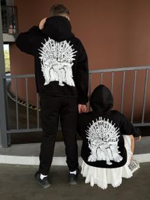 Худі мілітарі трон чорн