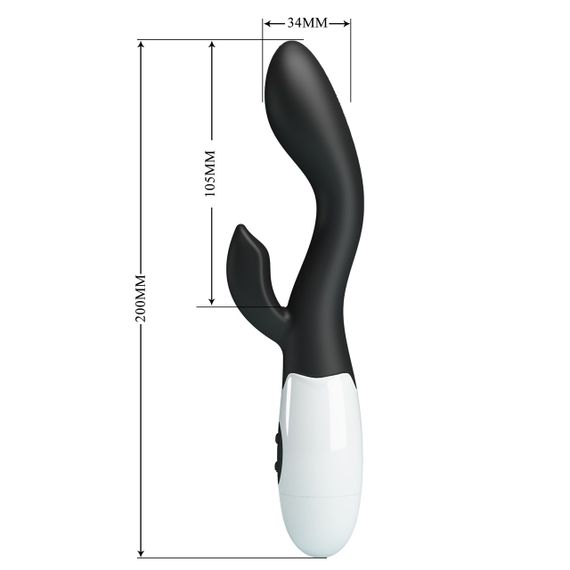 Вібратор - Pretty Love Brighty Vibrator Black Sex Aura | Зображення 8